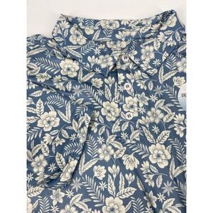Laguna Swim Mens Floral Polo Shirt - Short Sleeve -‎ UPF 40 Sun Protection